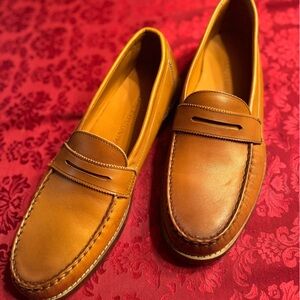 Allen Edmonds Brown Leather Slip-On Loafers